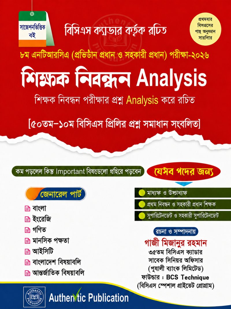 8th NTRCA শিক্ষক নিবন্ধন Analysis