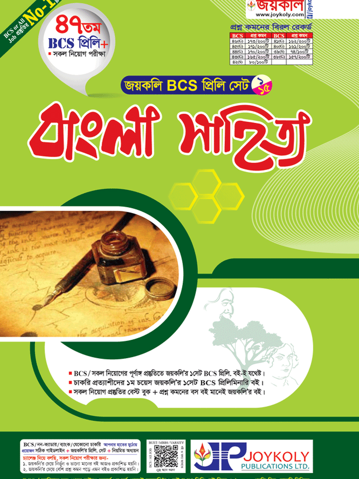 BCS প্রিলি বাংলা সাহিত্য