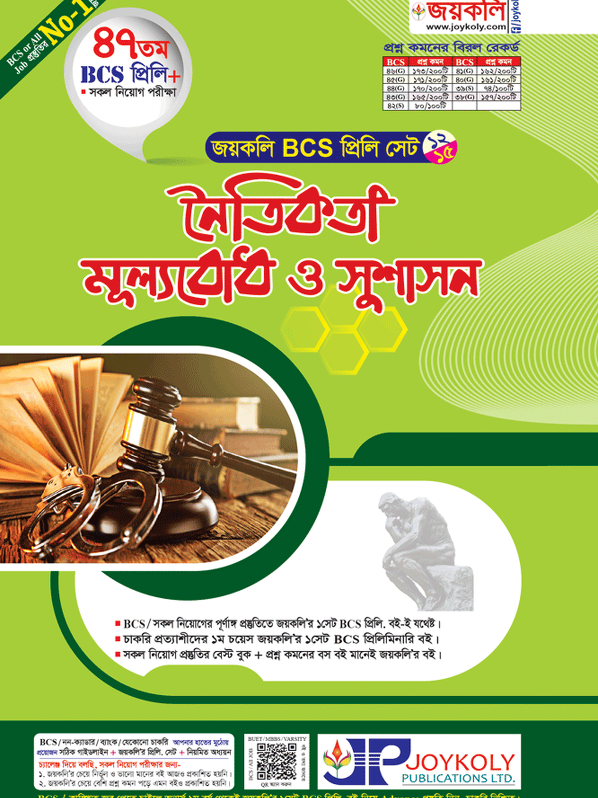 BCS প্রিলি নৈতিকতা মূল্যবোধ ও সুশাসন
